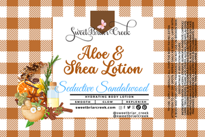 Seductive Sandalwood  Shea & Aloe Body Lotion