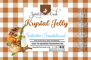 Seductive Sandalwood Krystal Jelly Squeeze for wax warmers.