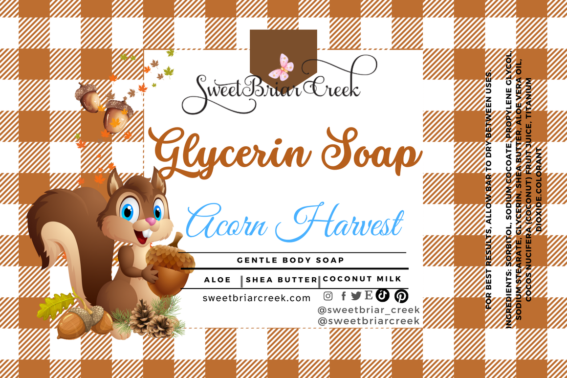 Acorn Harvest Glycerin Soap Bar