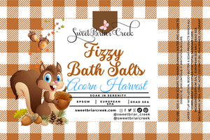 Acorn Harvest Fizzy Bath Salt Soak