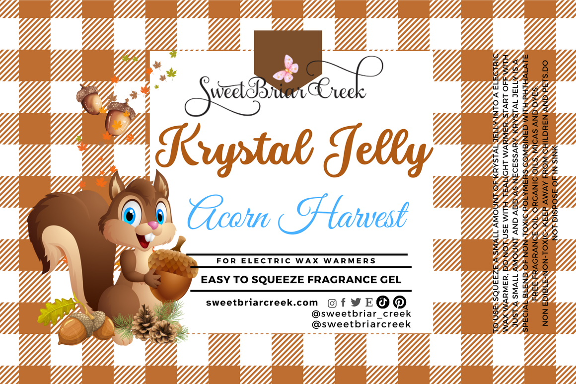 Acorn Harvest Krystal Jelly Squeeze for wax warmers.