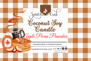 Apple Pecan Pancakes Coconut Soy Candle