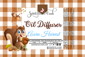 Acorn Harvest Hanging Car Diffuser & Refills