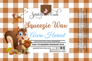 Acorn Harvest Squeezie Wax + Scoopable melts for Waxwarmer