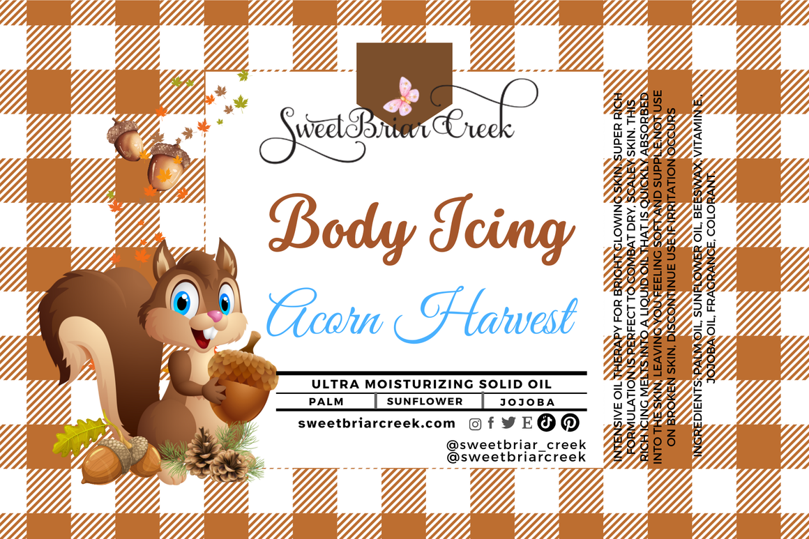 Acorn Harvest Body Icing