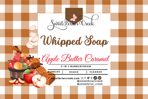 Apple Butter Caramel Whipped Soap & Shaving Cream