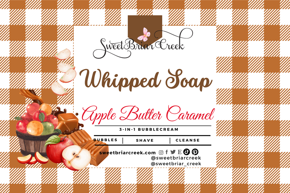 Apple Butter Caramel Whipped Soap & Shaving Cream