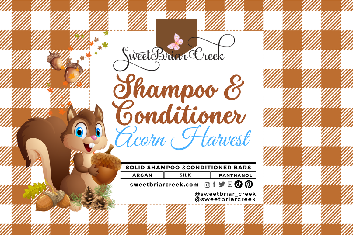 Acorn Harvest Shampoo & Conditioner Bars