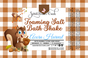 Acorn Harvest Foaming Salt Bath Shake