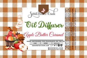 Apple Butter Caramel Hanging Car Diffuser & Refills