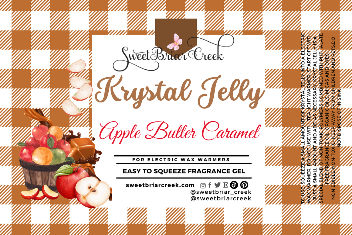 Apple Butter Caramel Krystal Jelly Squeeze for wax warmers.