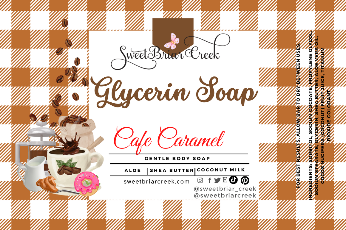 Cafe Caramel Glycerin Soap Bar