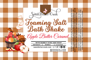 Apple Butter Caramel Foaming Salt Bath Shake