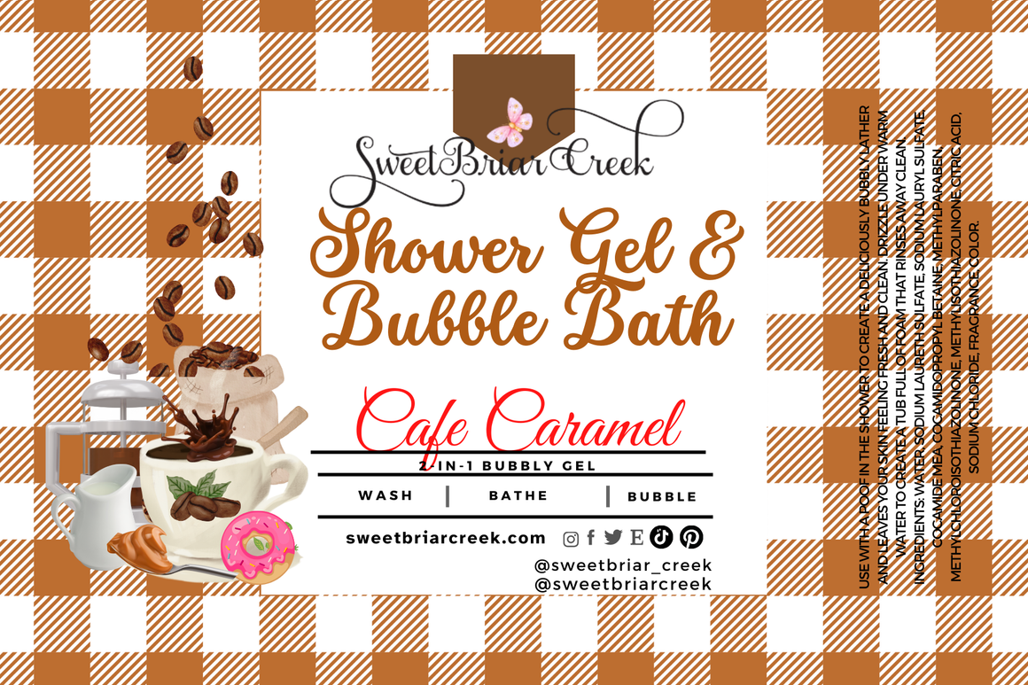 Cafe Caramel Body Wash + Bubble Bath