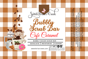 Cafe' Caramel Bubbly Scrub Body Bars