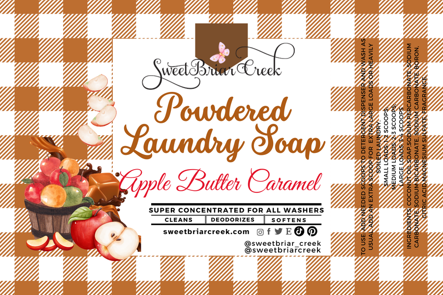Apple Butter Caramel Powdered Laundry Soap