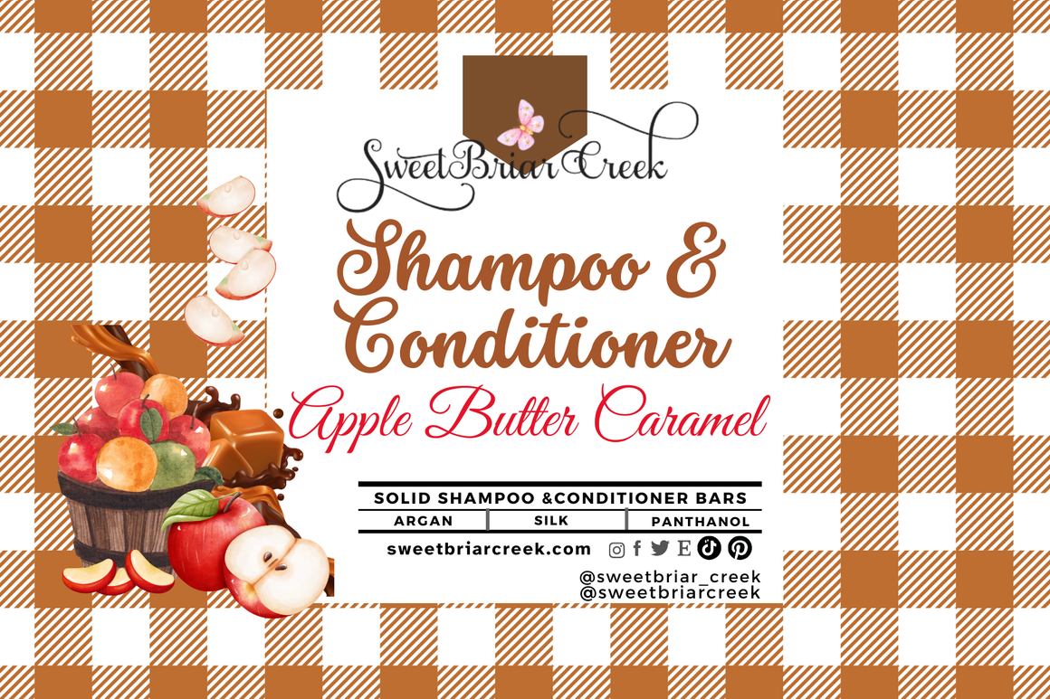 Apple Butter Caramel Shampoo & Conditioner Bars