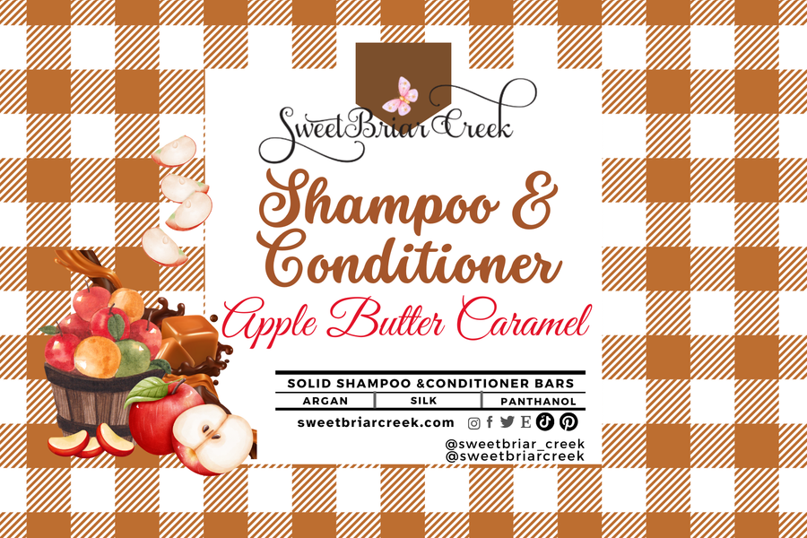 Apple Butter Caramel Shampoo & Conditioner Bars