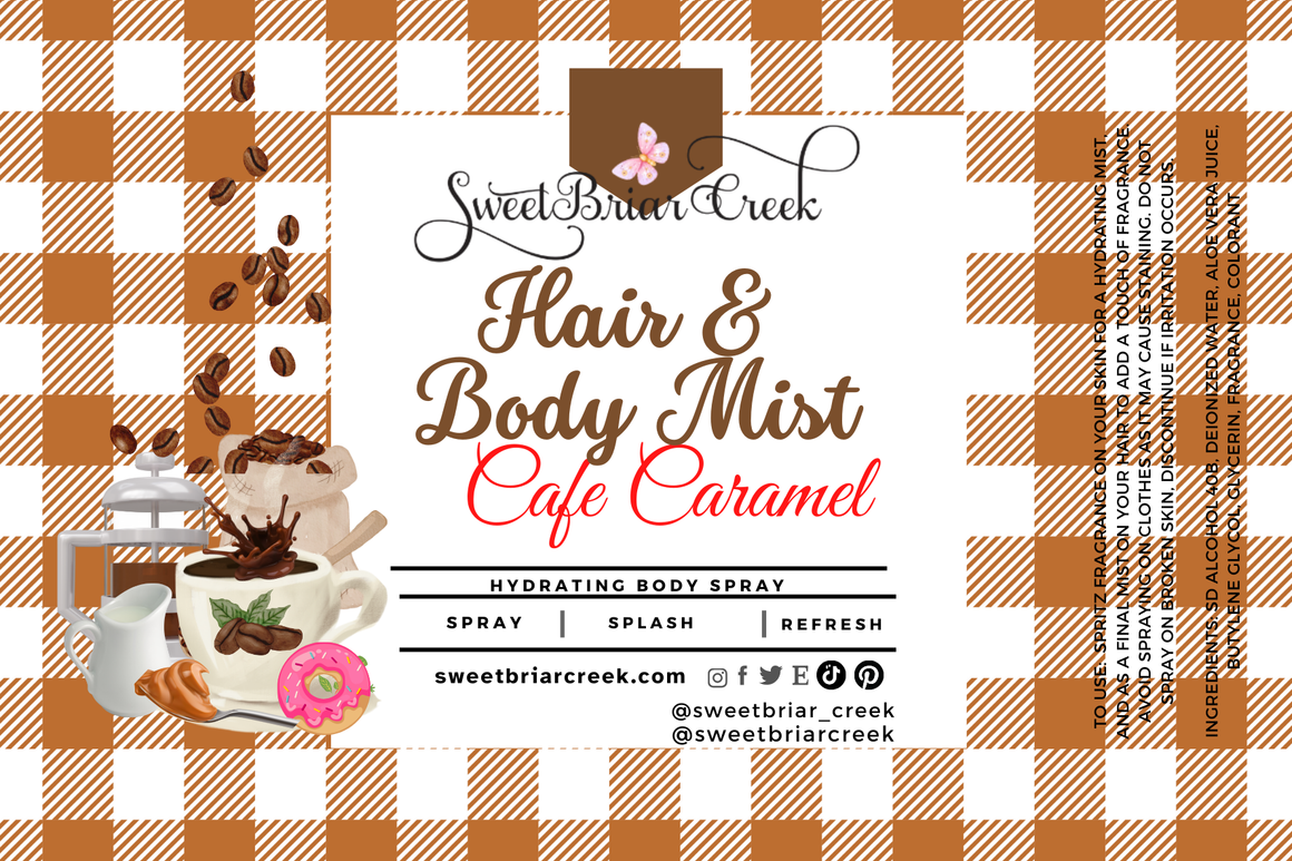 Cafe Caramel  Hair & Body Mist