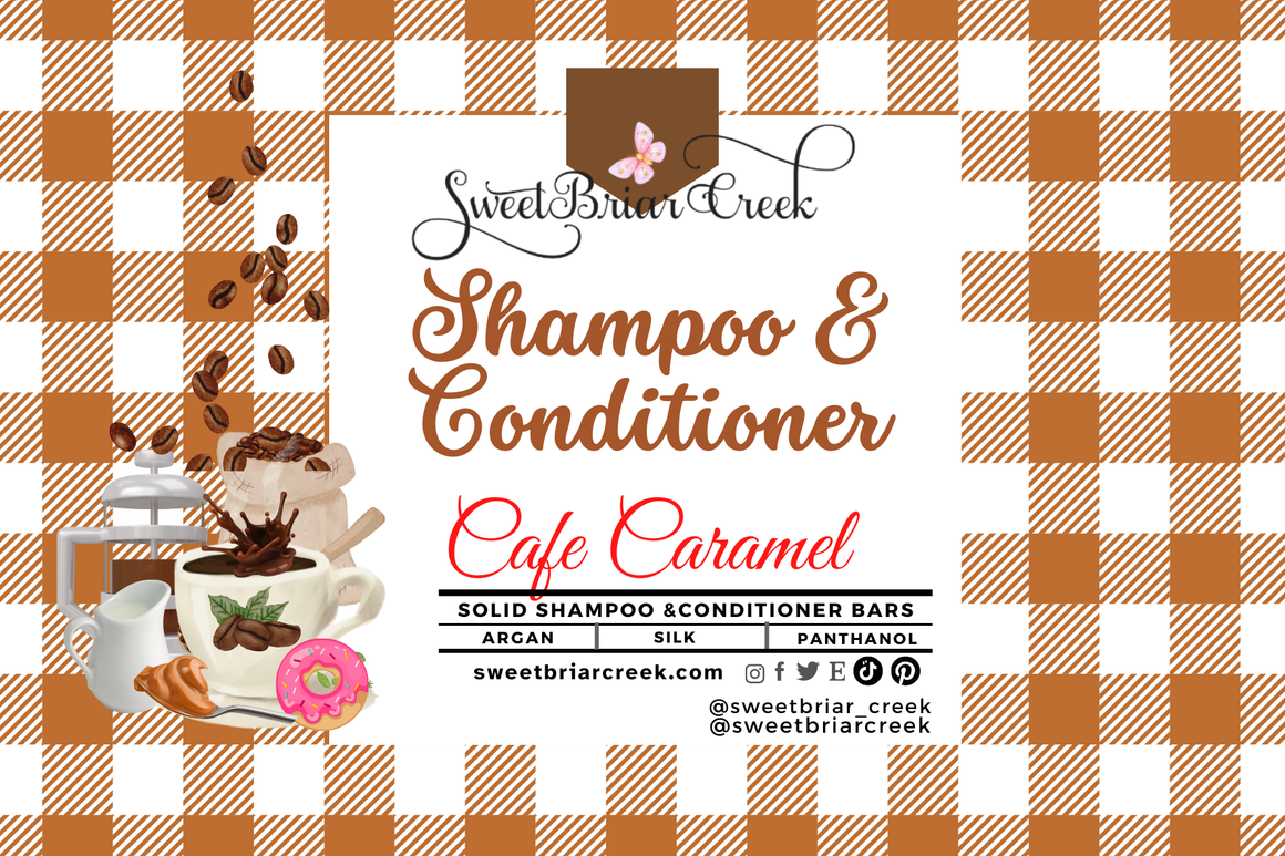 Cafe Caramel Shampoo & Conditioner Bars