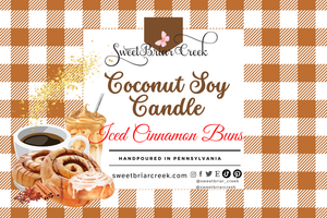 Iced Cinnamon Bun Coconut Soy Candle