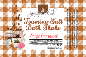 Cafe Caramel Foaming Salt Bath Shake