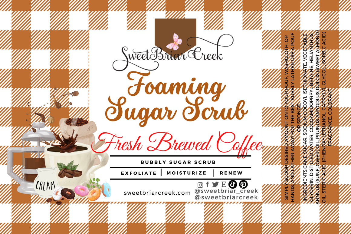 Fresh Brewed Coffee Whipped Sugar Scrub