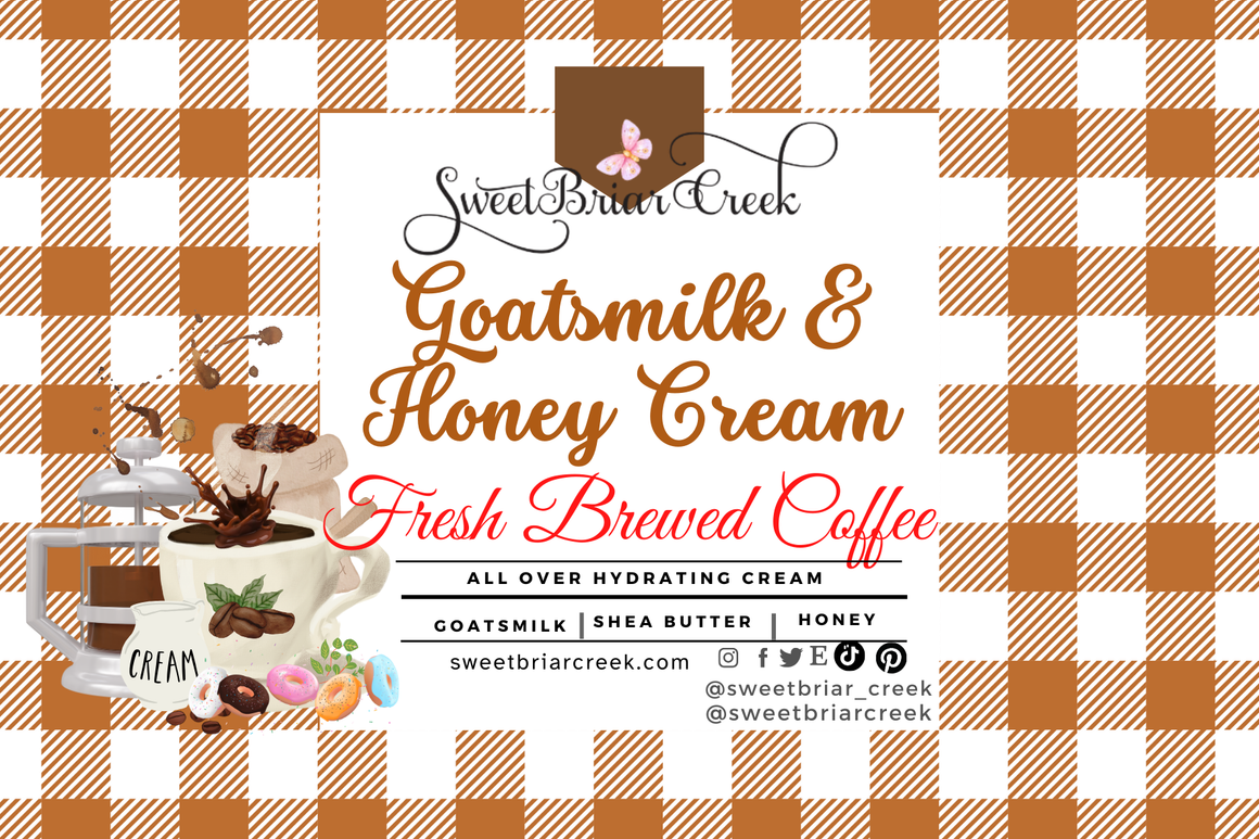 Fresh Brewed Coffee Goat Milk & Honey Body Creme