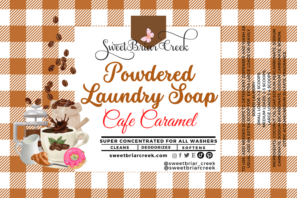 Cafe Caramel Powdered Laundry Soap