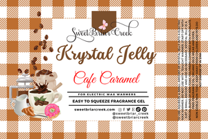 Cafe Caramel Krystal Jelly Squeeze for wax warmers.