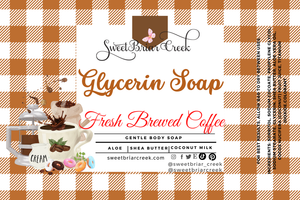 Fresh Brewed Coffee Glycerin Soap Bar