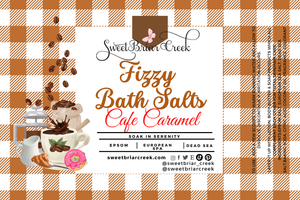 Cafe Caramel Fizzy Bath Salt Soak
