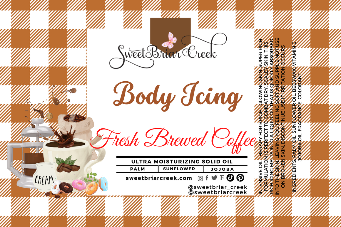 Fresh Brewed Coffee Body Icing