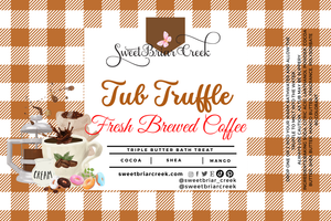 Fresh Brewed Coffee Bath Butter Tub Truffles