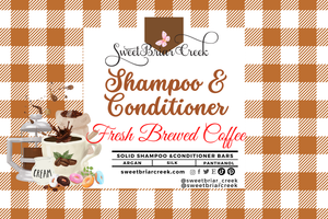 Fresh Brewed Coffee Shampoo & Conditioner Bars