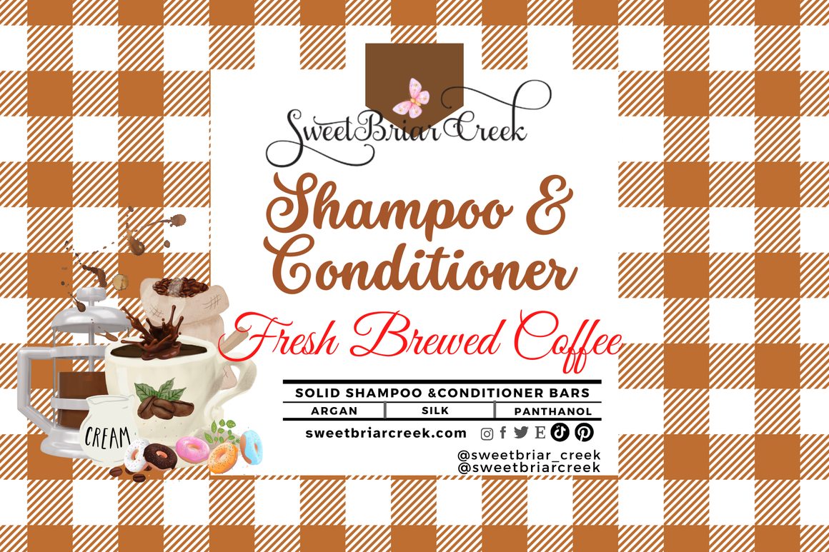 Fresh Brewed Coffee Shampoo & Conditioner Bars