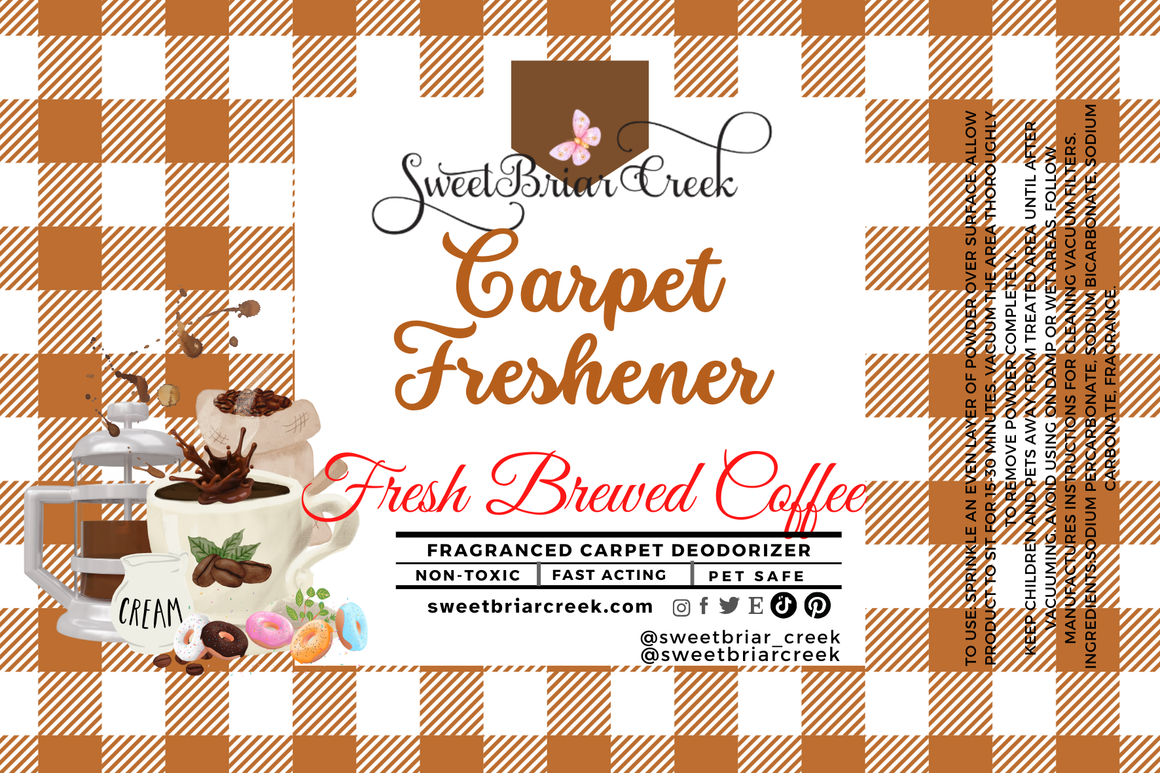 Fresh Brewed Coffee Carpet Freshener Powder