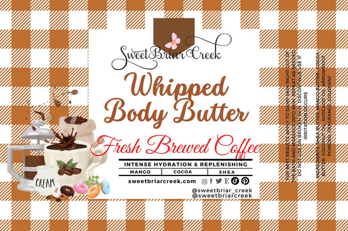 Fresh Brewed Coffee Whipped Body Butter