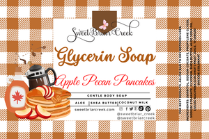 Apple Pecan Pancakes Glycerin Soap Bar