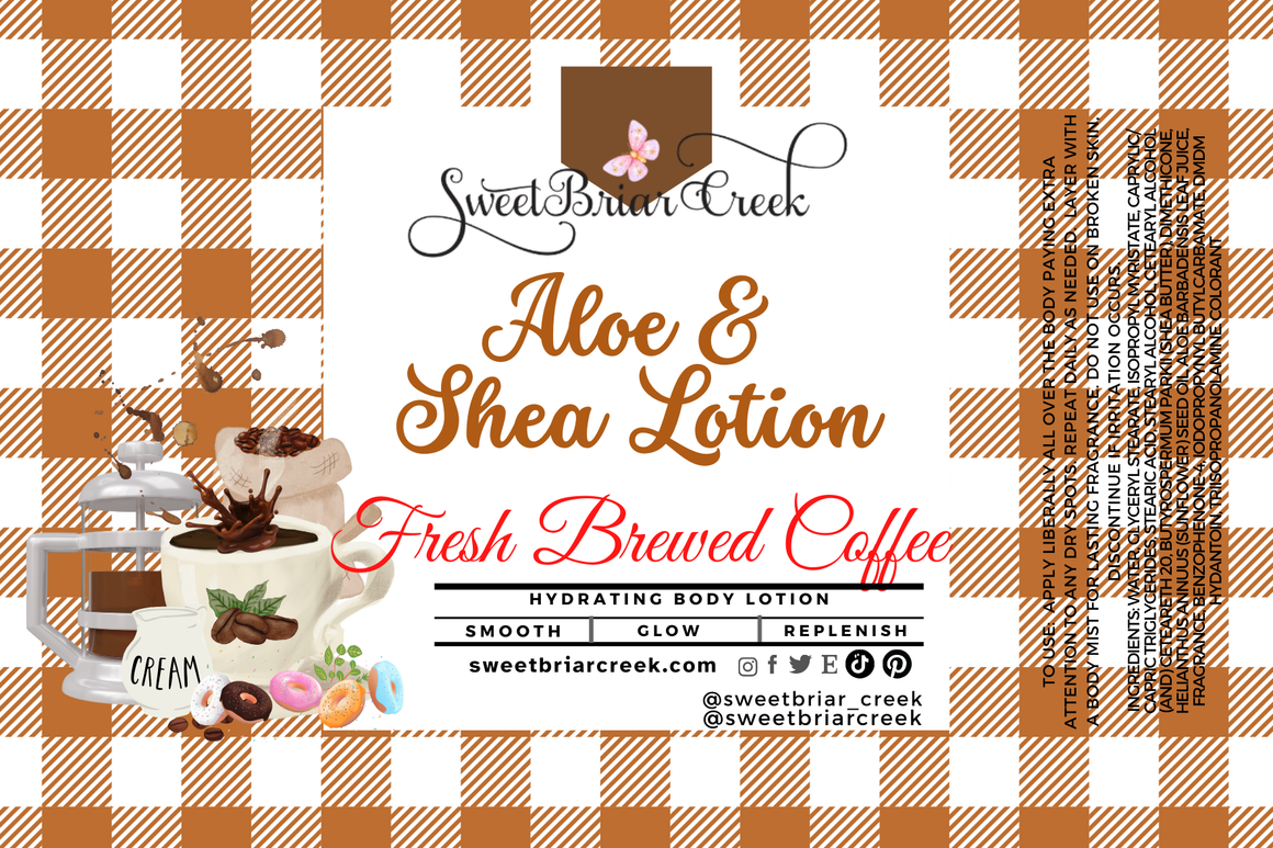 Fresh Brewed Coffee Shea & Aloe Body Lotion