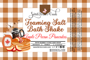 Apple Pecan Pancakes Foaming Salt Bath Shake