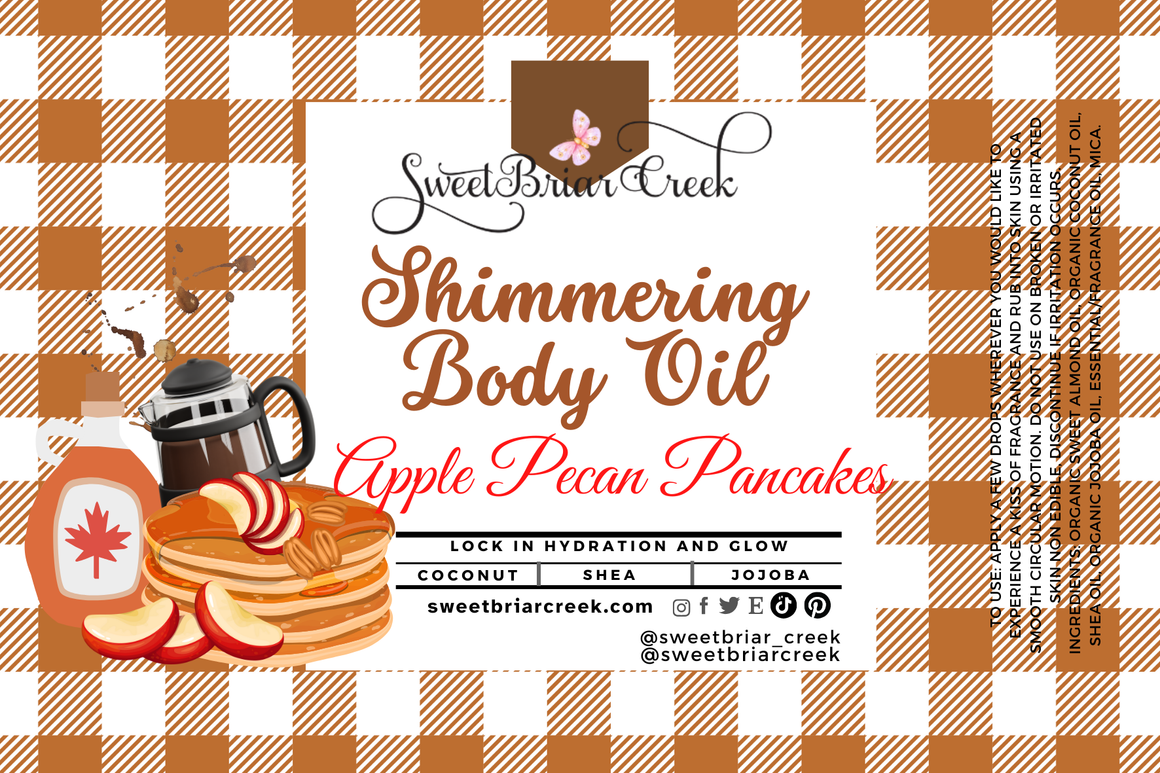 Apple Pecan Pancakes Shimmering Body Oil