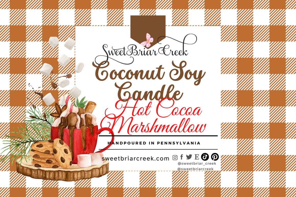 Hot Cocoa Marshmallow Coconut Soy Candle