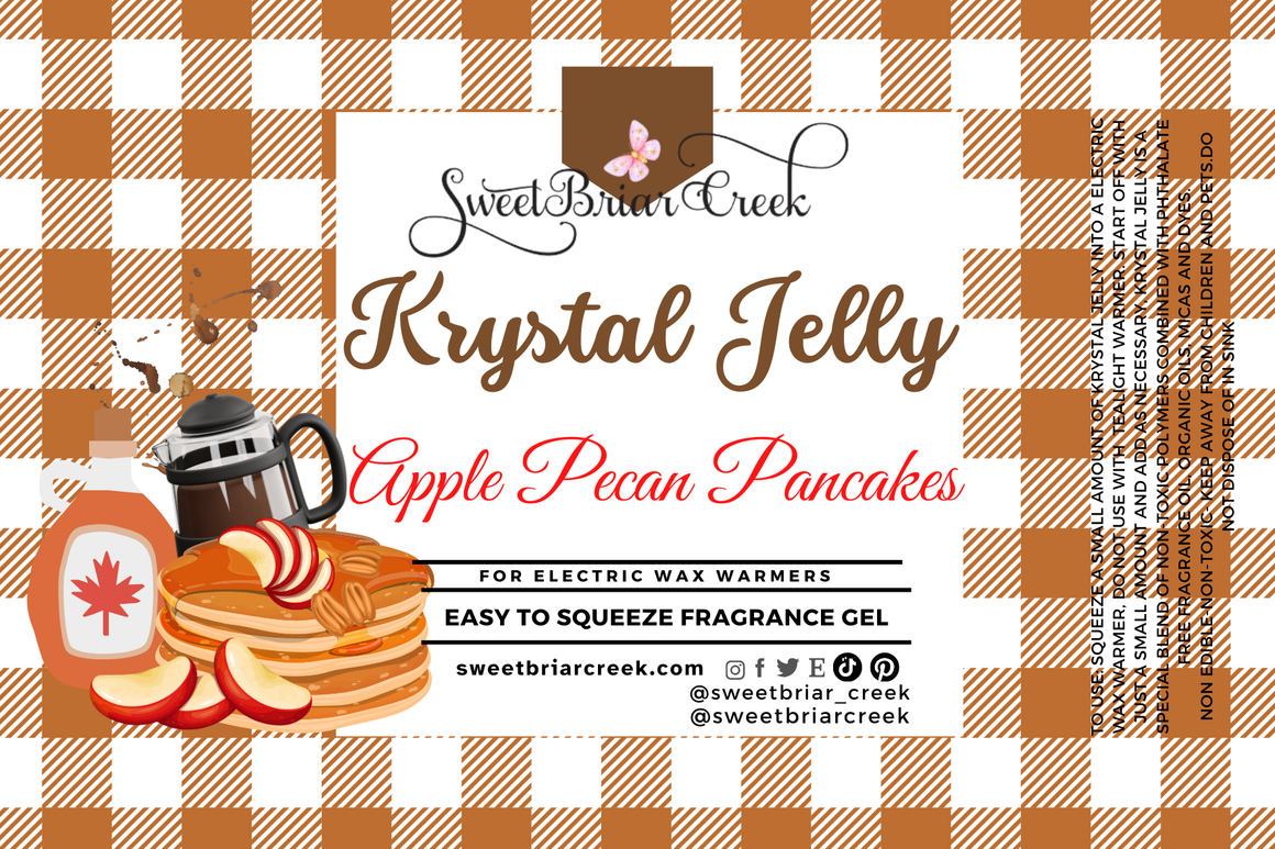 Apple Pecan Pancakes Krystal Jelly Squeeze for wax warmers