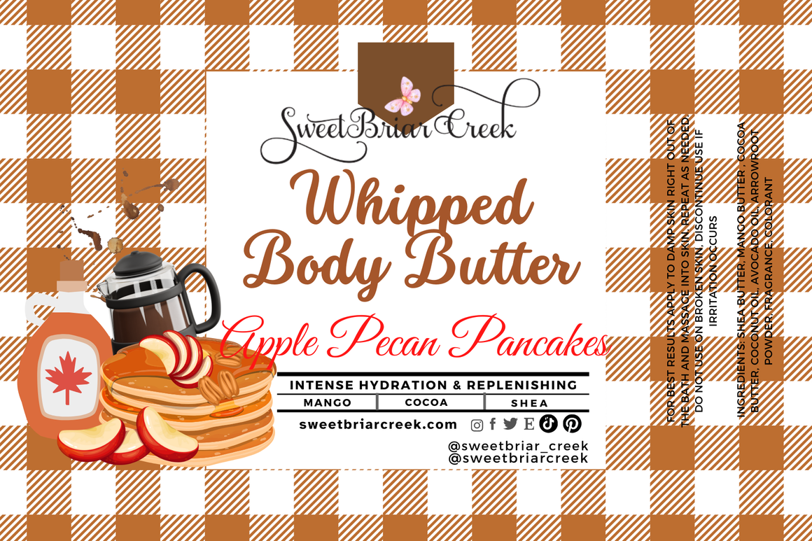 Apple Pecan Pancakes Whipped Body Butter