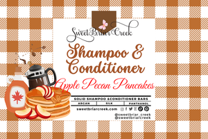 Apple Pecan Pancakes Shampoo & Conditioner Bars