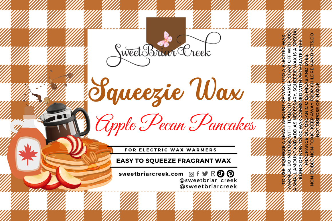 Apple Pecan Pancakes  Squeezie Wax + Scoopable melts for Waxwarmer