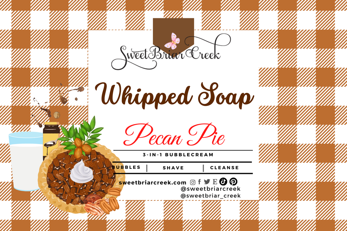 Pecan Pie Whipped Soap & Shaving Cream