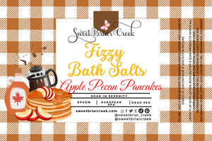 Apple Pecan Pancakes Fizzy Bath Salt Soak