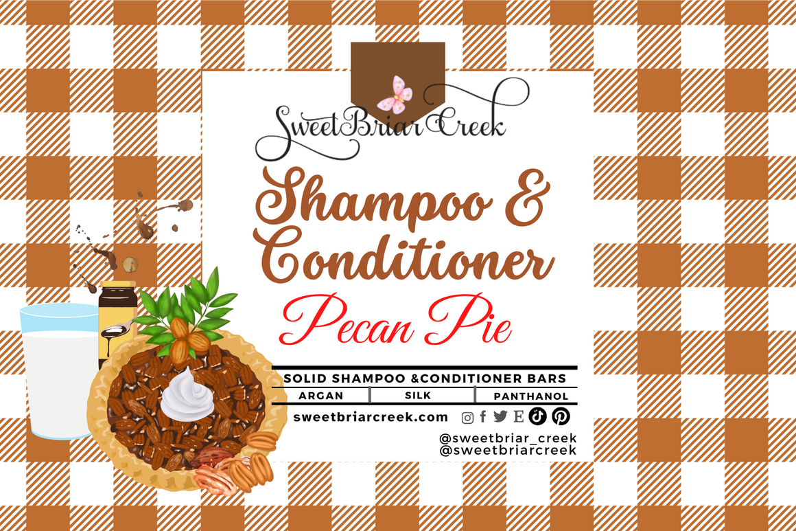 Pecan Pie Shampoo & Conditioner Bars